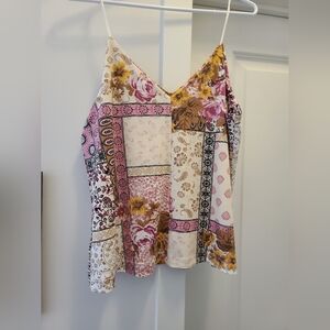 BNWOT Maurices Pink and Brown Sleeveless Camisole